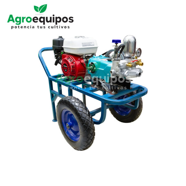 MOTOFUMIGADORA CON CARRETA MOTOR HONDA GX160 CABEZAL BALLENA LS-533