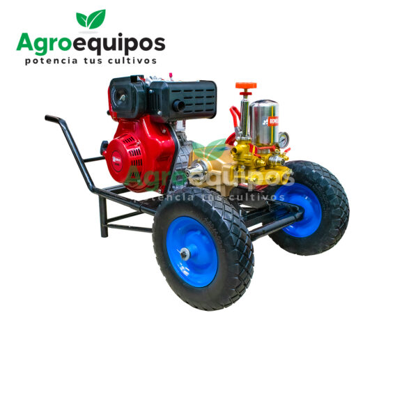 MOTOFUMIGADORA CON CARRETA MOTOR PETROLERO DE 10 HP CABEZAL BN 90