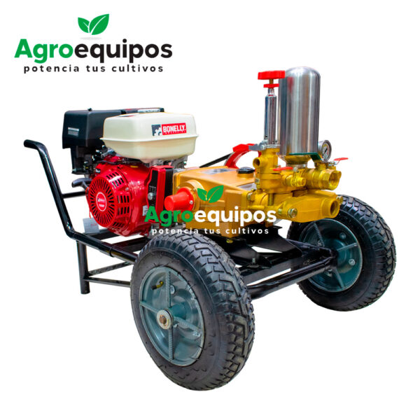 MOTOFUMIGADORA CON CARRETA MOTOR BONELLY GASOLINERO DE 16 HP