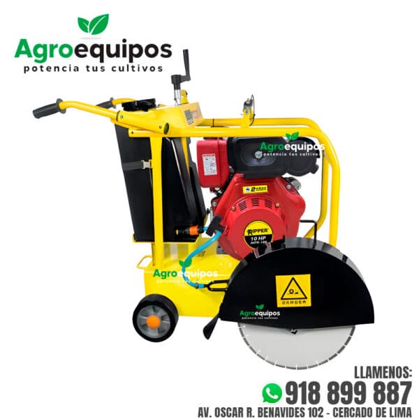 CORTADORA DE CONCRETO PETROLERO RIPPER DE 10 HP