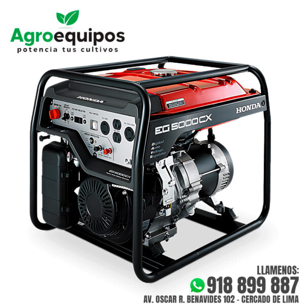 GENERADOR MONOFASICO HONDA EG5000CX DE 5KVA