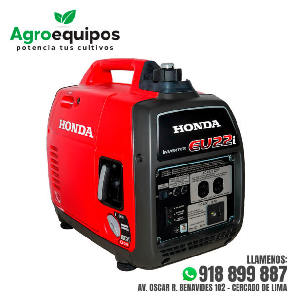 GENERADOR MONOFASICO HONDA EU22IT DE 2.2KVA
