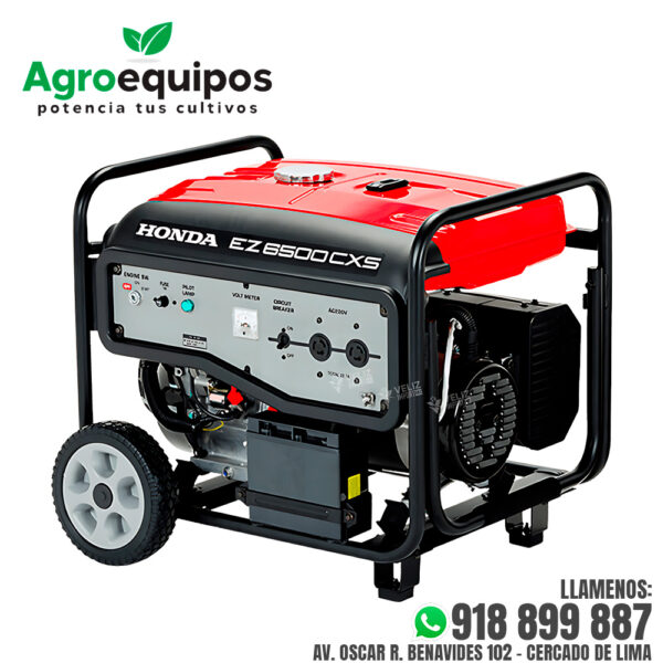 GENERADOR MONOFASICO HONDA EZ6500CXS DE 6.5KVA