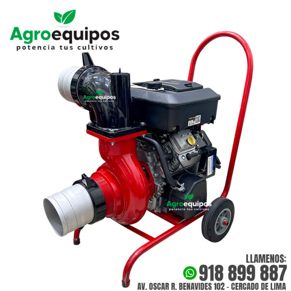 MOTOBOMBA GRAN CAUDAL DE 6X6 MOTOR VANGUARD DE 18HP