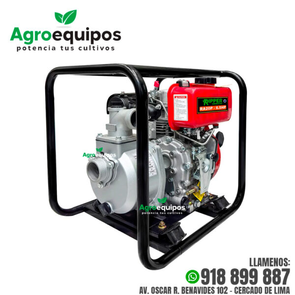 MOTOBOMBA PETROLERA AUTOCEBANTE RIPPER RA20P-6.5HP DE 2 PULGADAS